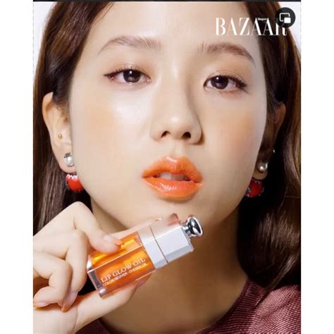 jisoo dior lip oil|jisoo lipstick.